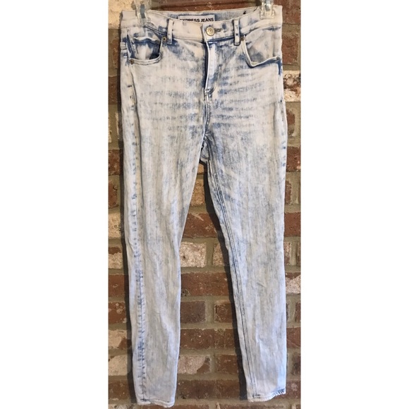 🎯EXPRESS Acid Wash Hi-Rise Legging - Picture 4 of 8